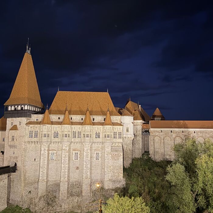 Transylvania Signature Journey - Saxon Villages, Citadels & Cultural Landscapes (7 Days) - Corvin Castle during the night